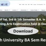 Dibrugarh University BA 1st 2nd 3rd Sem Result 2025