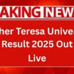 Mother Teresa University Result 2025