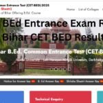 Bihar BEd Entrance Exam Result 2025- Bihar CET BED Result 2025