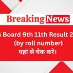 CG Board 9th 11th Result 2025