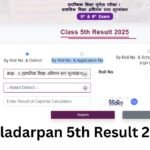 Shaladarpan 5th Result 2025