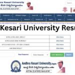 Andhra Kesari University Result 2025