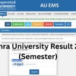 Andhra University Result 2025