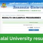Annamalai University result 2025