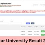 Bastar University Result 2025