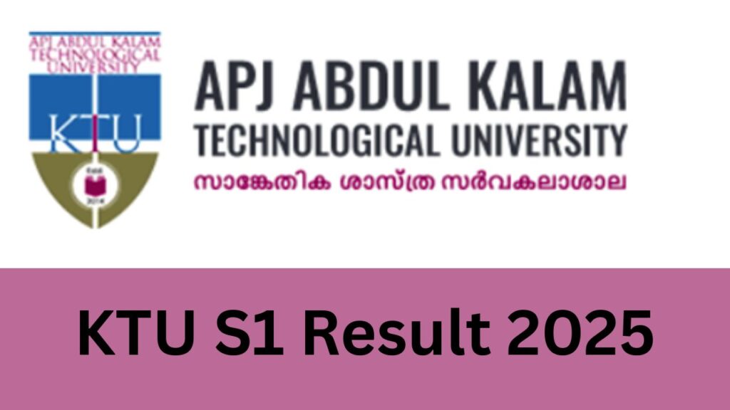 KTU S1 Result 2025