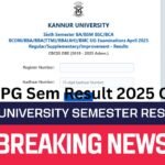 Kannur University Result 2025