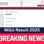 MGU Result 2025