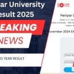 Periyar University Result 2025