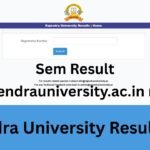 Rajendra University Result 2025