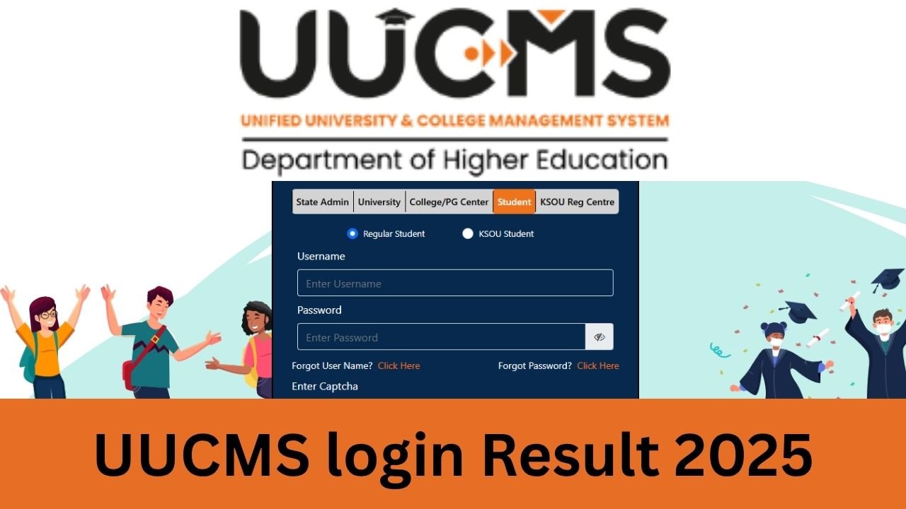 UUCMS login Result 2025
