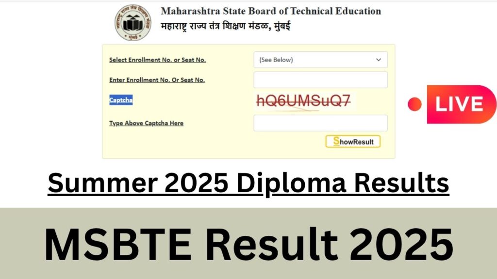 MSBTE Result 2025