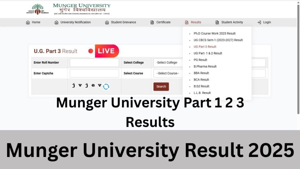 Munger University Part 1 2 3 Results