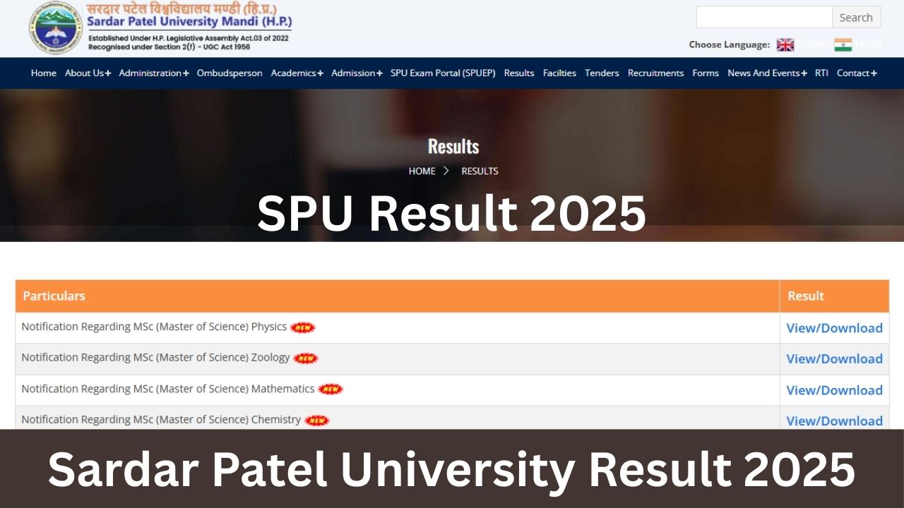 SPU Result 2025