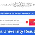 Sarguja University Result 2025